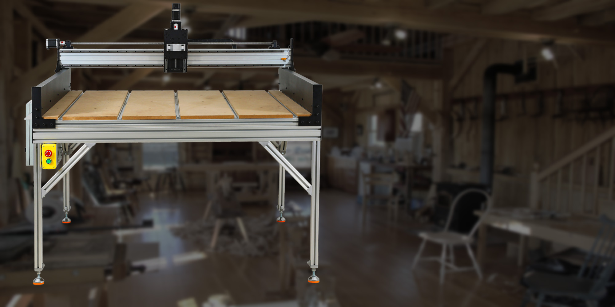 Carvemate ST4949 rigid CNC router with 49 inch cutting area for wood plastics and soft metals