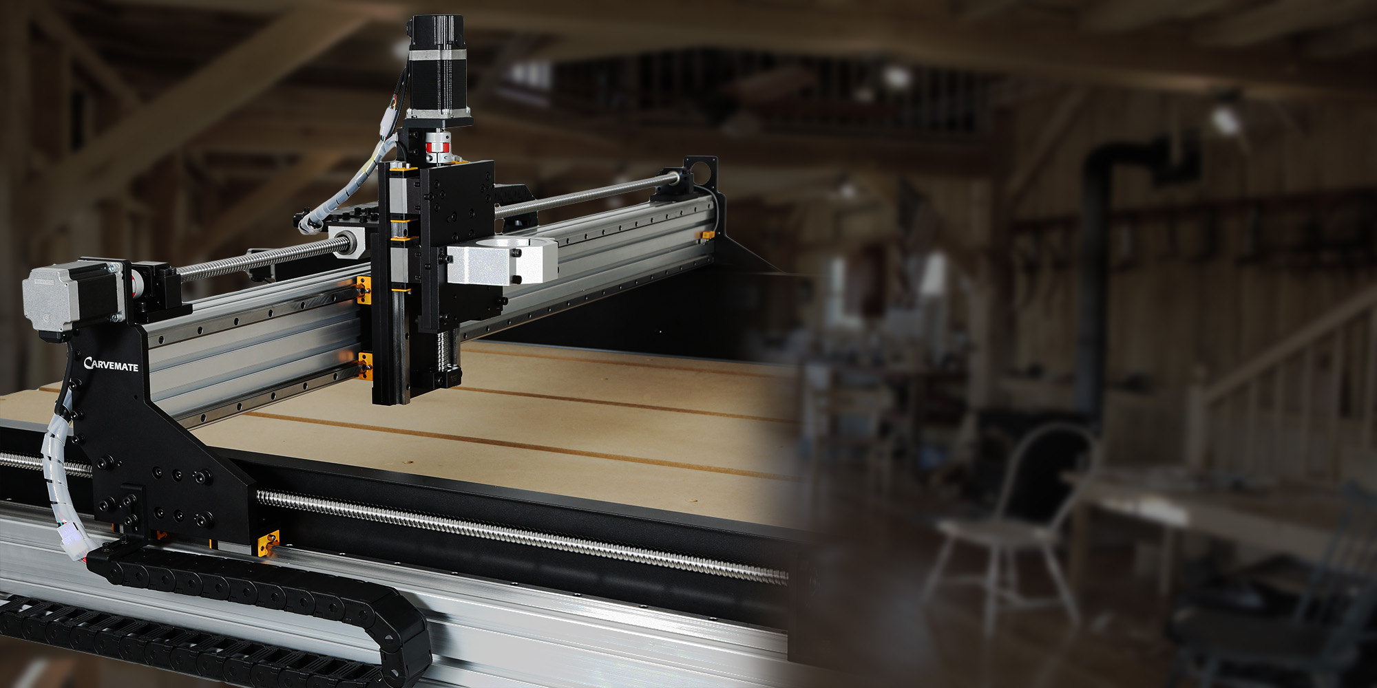 Carvemate CNC router structure